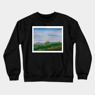 The Pinnacles -From Hervey Range lookout Crewneck Sweatshirt